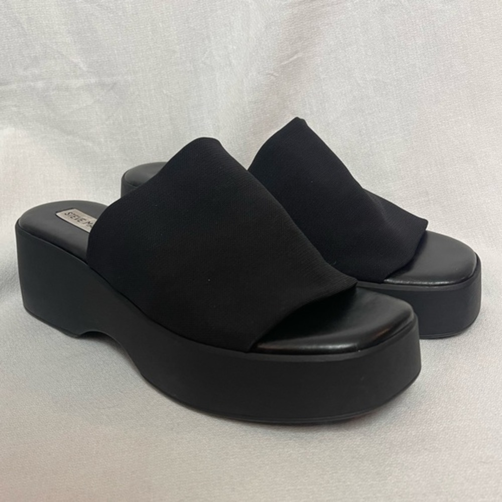 Steve Madden Y2k 90's Slinky 30 Slides Sandals Pl… - image 1